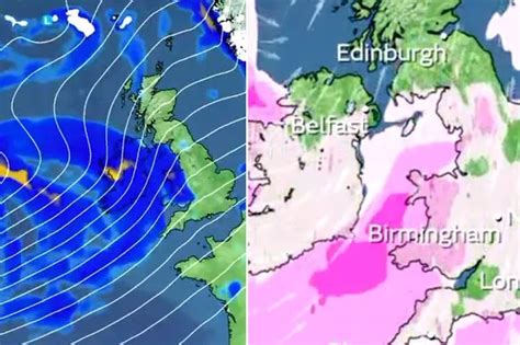 Chilling map shows Storm Isha barrelling towards UK as Brits braced for 80mph gales - Mirror Online