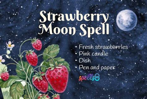 Strawberry Full Moon Love Spell (June) – Spells8