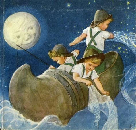 Winken, Blinken, and Nod Vintage Children's Books, Vintage Art, Children's Book Illustration ...