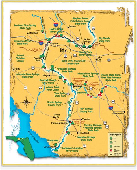 Sailnaway: Day 16 -- Suwannee River Paddling Maps