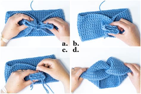 Twisted Ear Warmer - Free Crochet Pattern and Video Tutorial - You Should Craft