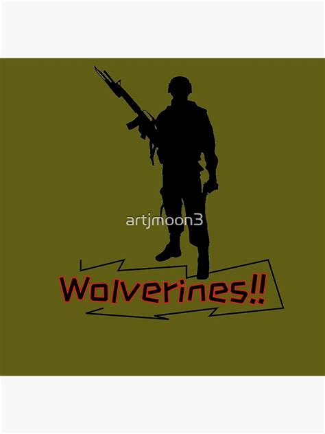 "Wolverines Red Dawn " Poster for Sale by artjmoon3 | Redbubble