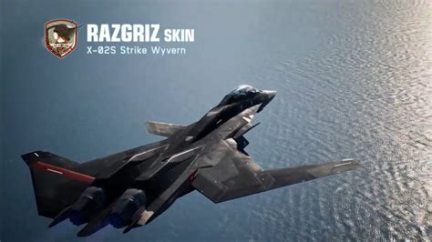 Ace Combat 7 - CUTTING EDGE DLC (RAZGRIZ WYVERN SKIN!) - YouTube