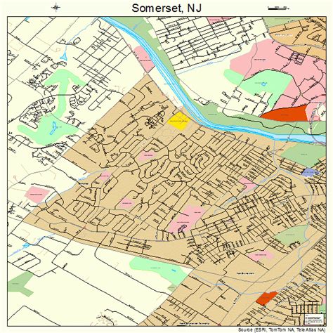 Somerset New Jersey Street Map 3468370