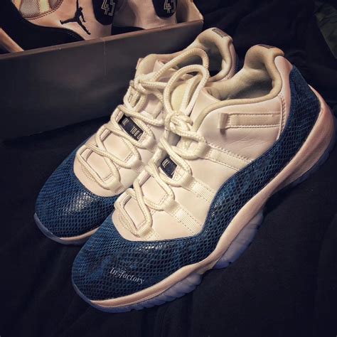 Air Jordan 11 Low Navy Blue Snakeskin CD6846-102 Release Date - SBD