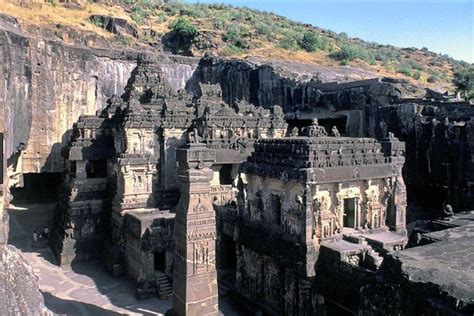 Gigantic Kailasa Temple Emerging From A Mountainside: Engineering ...