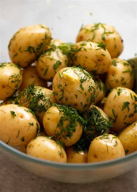 Baby Potatoes with Butter & Herbs | RecipeTin Eats