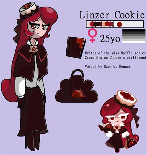 Cookie Run Headcanons #52 - Linzer Cookie by DarkDragonDeception on DeviantArt