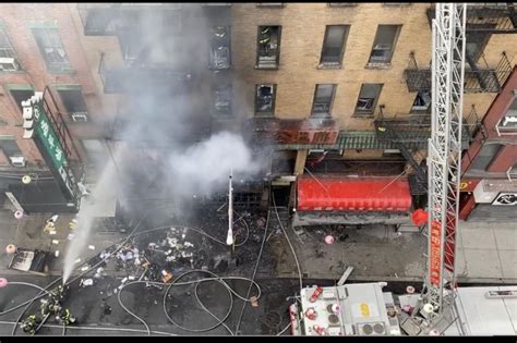 10 people, including 8 firefighters, hurt in NYC Chinatown blaze - UPI.com