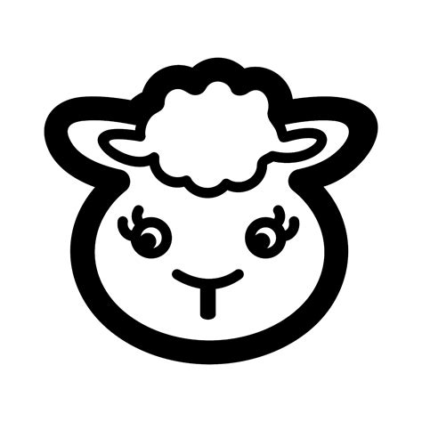 Sheep Face Drawing at GetDrawings | Free download