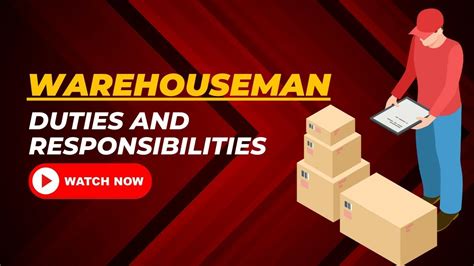 Warehouseman Duties And Responsibilities - YouTube