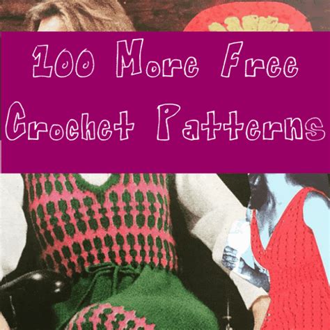 Links to More Than 10,000 Crochet Patterns and Pieces