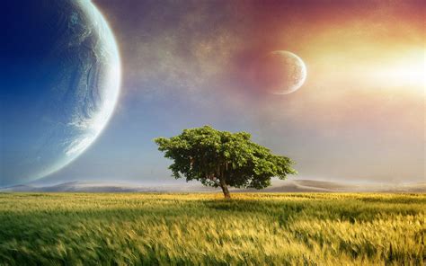 Wallpaper Science Fiction Planet Landscape - WallpaperSafari