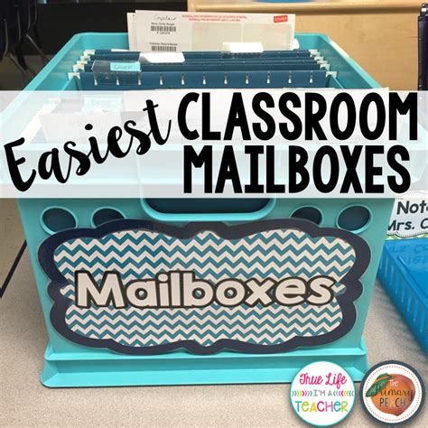 The Primary Peach: Easiest Classroom Mailboxes Ever