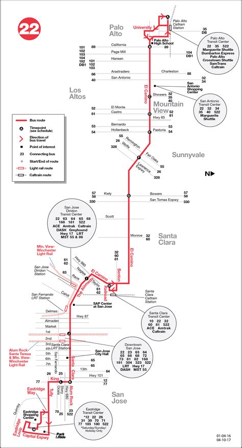 Vta 22 Route Map