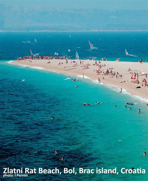 Zlatni Rat Beach (Golden Cape or Golden Horn) - Bol, Brac - CroatiaSpots