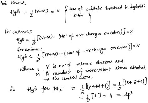 Hybridization of NH2