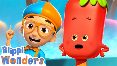 Blippi Wonders - Popsicle Ice Cream and More! | Cartoons For Kids | Blippi Animated Full ...