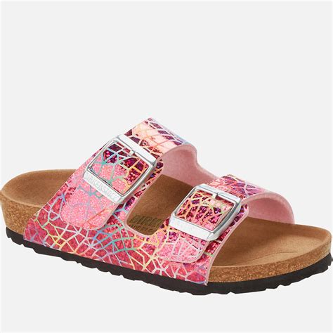 Birkenstock Kids' Arizona Kids Sandals - Flashy Hologram Pink | Allsole