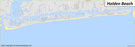 Holden Beach Map | North Carolina, U.S. | Detailed Maps of Holden Beach