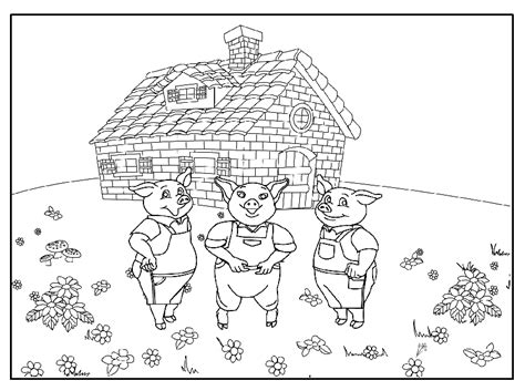 Coloring Pages - The Three Little Pigs 11