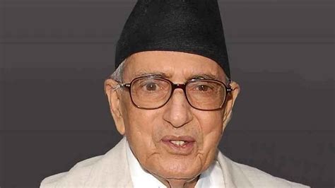 Girija Prasad Koirala, Nepal's India-born PM who evolved from ideologue ...