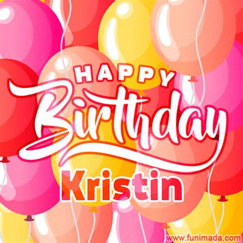 Happy Birthday Kristin GIFs - Download on Funimada.com