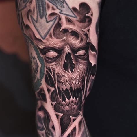 wicked evil skull tattoos - wallpaperandroidhdkartun