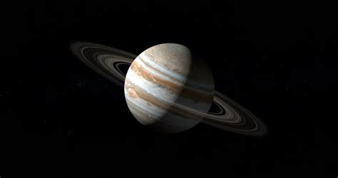 jupiter planet her rings outer space Stock Footage Video (100% Royalty-free) 1019685574 ...