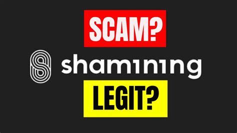 Shamining Cloud Mining , Scam Or Legit? - YouTube