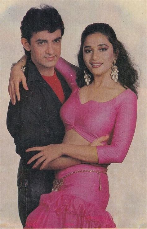 Madhuri Dixit with Aamir Khan (Dil) : r/ClassicDesiCelebs