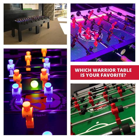 Which Warrior table is your favorite? ⚽ Warrior Foosball Table ⚽ Custom ...