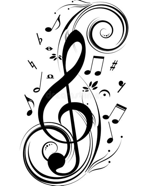 Music notes stock vector. Image of accords, dance, club - 7544001