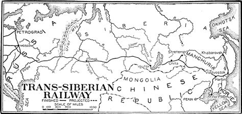 Trans Siberian Railroad Map