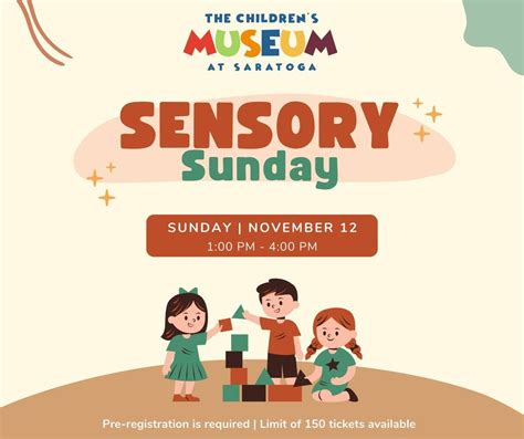 Sensory Sunday, The Children's Museum at Saratoga, Middle Grove, November 12 2023 | AllEvents.in