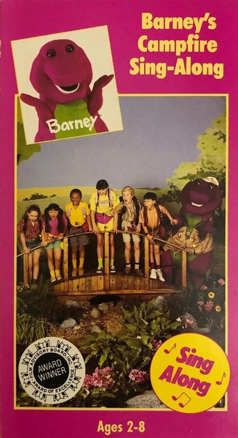 Barney Campfire Sing Along Vhs 1990