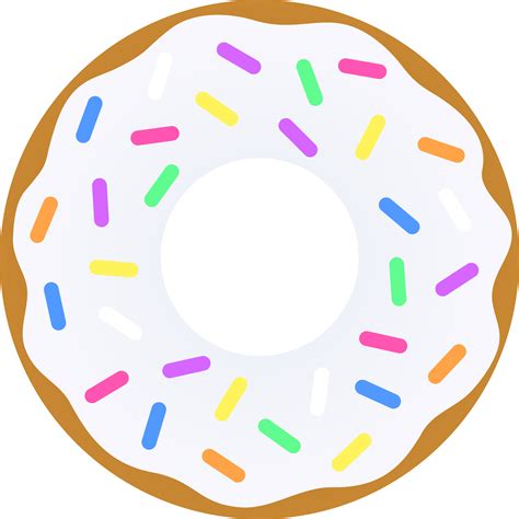 Donut Clipart Png - Single Donut Clipart Transparent Png - Full Size Clipart (#69104) - PinClipart