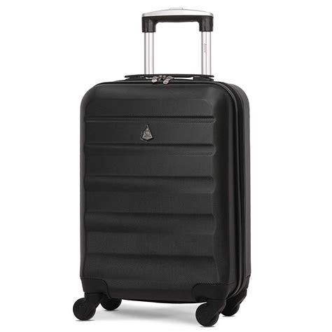 AEROLITE // Cabin Size Suitcase – Black – Never Knowingly Concise