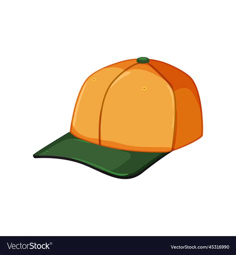 Head baseball cap cartoon Royalty Free Vector Image