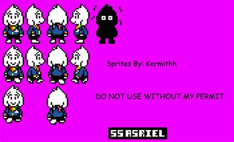 StoryShift ASRIEL SPRITE by KERMITHH on DeviantArt