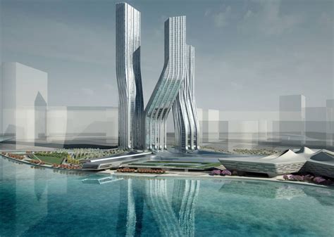 Signature Towers in Dubai, United Arab Emirates by ZAHA HADID