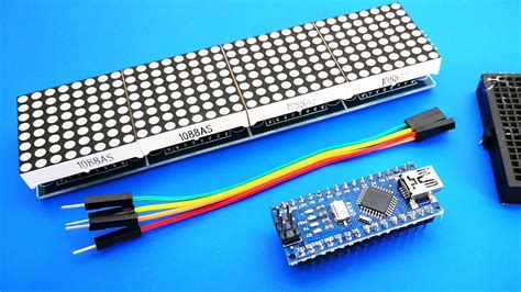 Arduino Max7219 Led Matrix Scrolling Message Display Imtalking - Riset