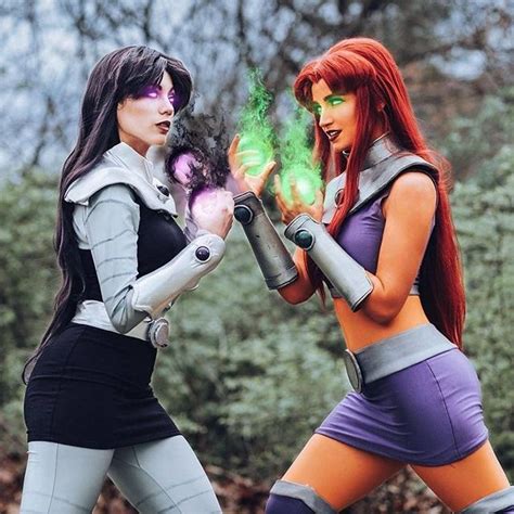 Blackfire: @crystalprismcosplay Starfire: @witchy.brew Photo ...