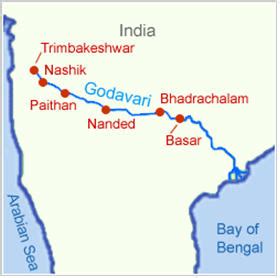 Godavari River Length, Origin, Map and Tributaries