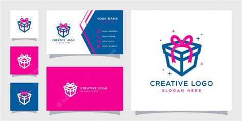 Premium Vector | Vector graphic of gift logo design template