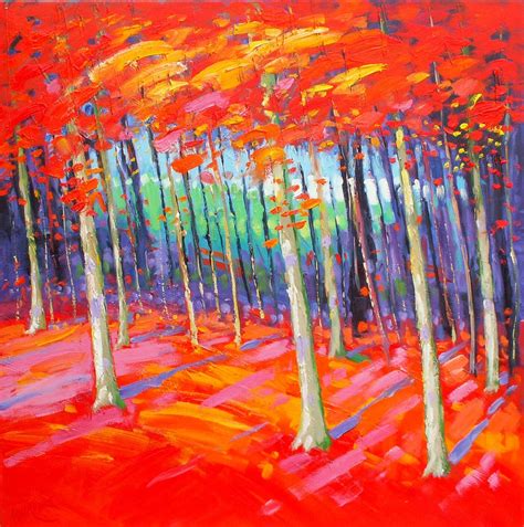 Autumn Woods | John Lawrence Paintings