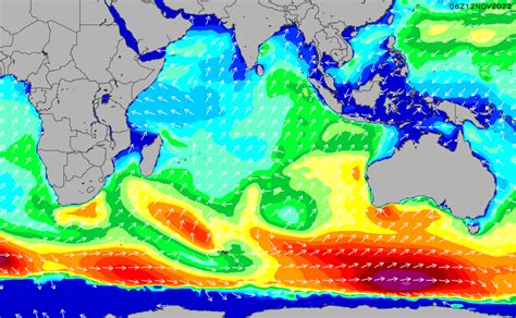 Indian Ocean Wave Height Chart | SURFLINE.COM