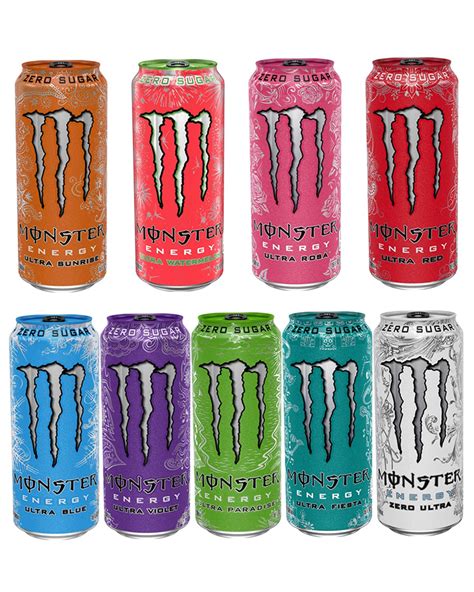 Monster Energy Drink Flavors List