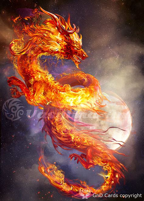 Fire dragon by Vasylina on DeviantArt