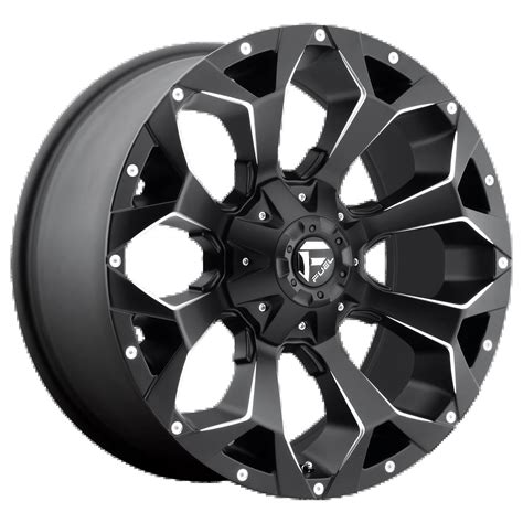 D546 ASSAULT MATTE BLACK MILLED Fuel Rims on Sale